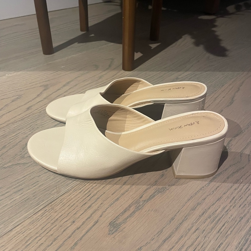 & Other Stories Cream Women's Mules - Picture 3 of 3